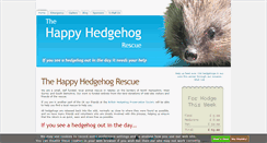Desktop Screenshot of happyhedgehog.org.uk
