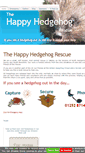 Mobile Screenshot of happyhedgehog.org.uk